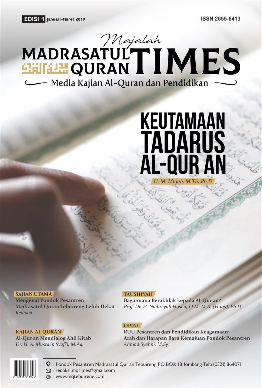 Majalah Madrasatul Qur an Times Edisi 1: